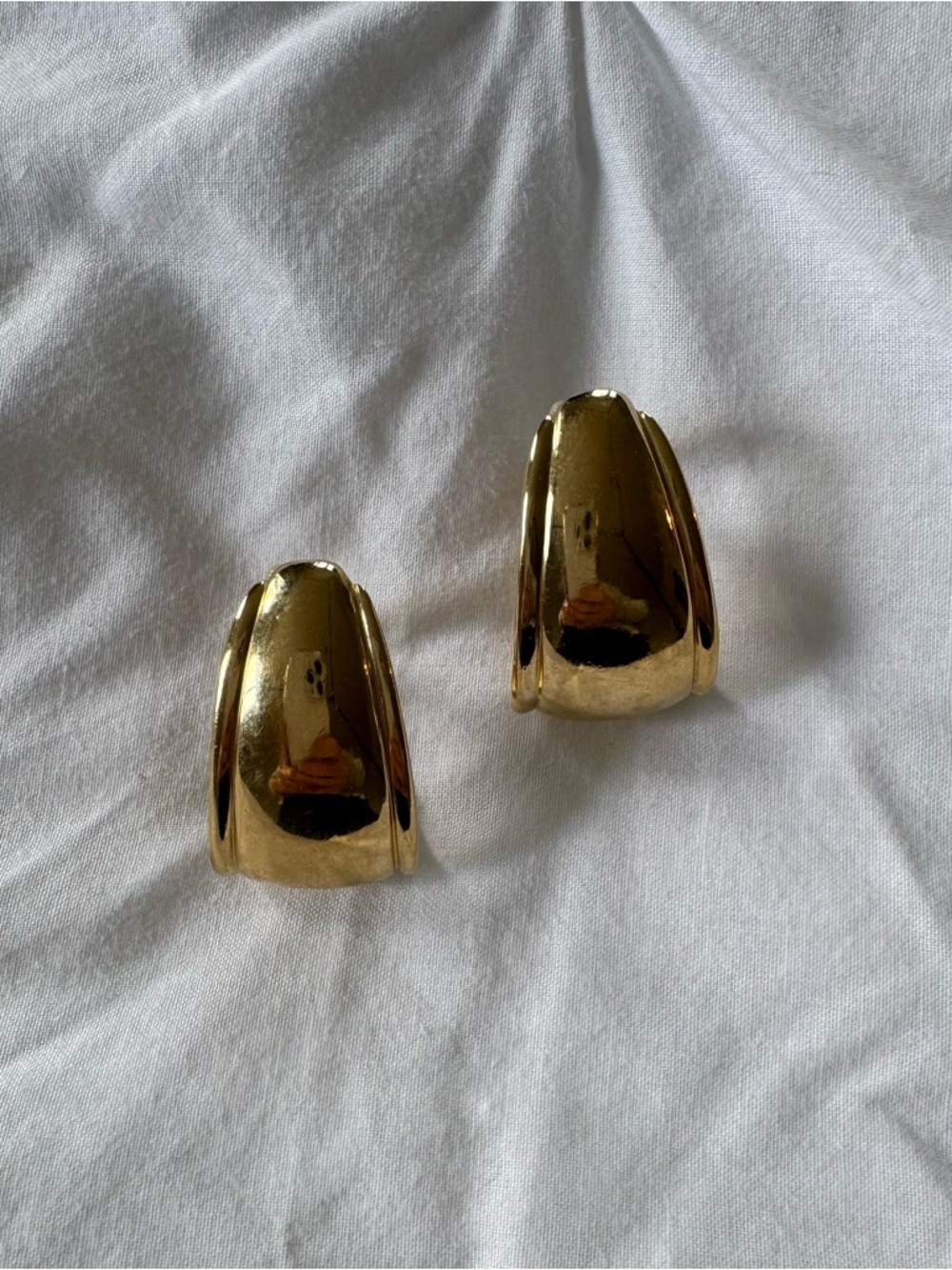 Ciner Gold Clip-On Earrings - Women's Fashion Jewelry
